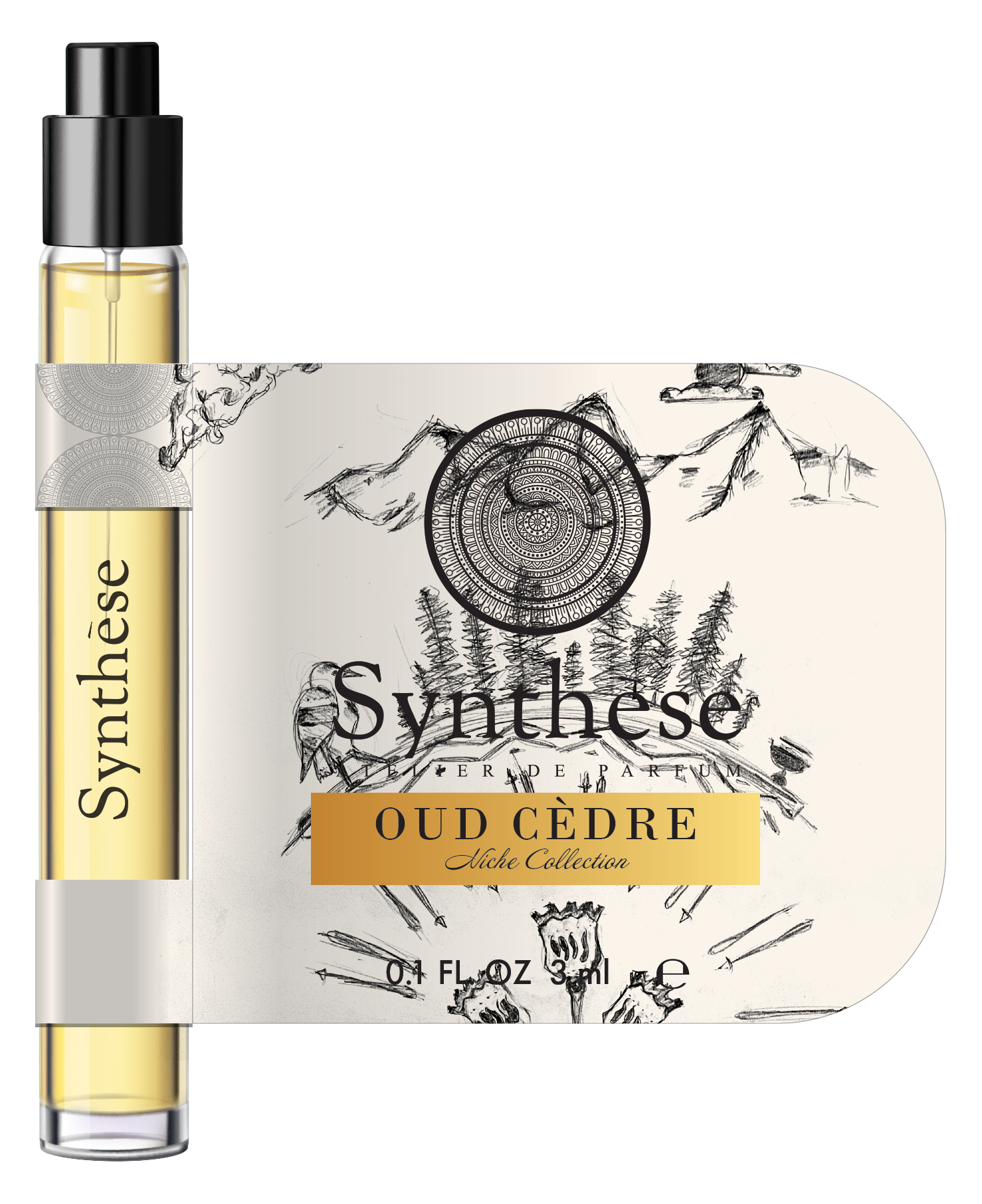 Oud Cedre 2 ml - Synthese Atelier de Parfum
